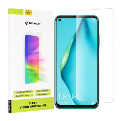 Folie pentru Huawei P40 Lite / P40 Lite E / P20 Lite 2019 / Huawei Y7p - Techsuit Clear Vision Glass - Transparent foto