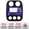 Navigatie Jeep Compass 2010-2016 B-2500 Android Ecran QLED octa core 4+64 carplay android auto KIT-2500+EDT-E310V3 CarStore Technology