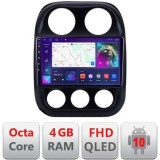 Navigatie Jeep Compass 2010-2016 B-2500 Android Ecran QLED octa core 4+64 carplay android auto KIT-2500+EDT-E310V3 CarStore Technology