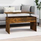 Cumpara ieftin Măsuță de cafea stejar fumuriu 102x50,5x52,5 cm lemn prelucrat