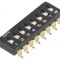 Comutator DIP-SWITCH 8 sec&Aring;&pound;iuni ON-OFF 24V 0.025A