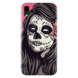 Husa silicon pentru Apple Iphone XR, Mexican Girl Skull