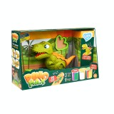 Set plastilina cu accesorii si jucarie pentru modelaj Lovin Dino Max, 1 bucata, Oktoclay