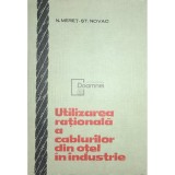N. Meret - Utilizarea rationala a cablurilor din otel in industrie (Editia: 1967)