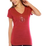 Ottawa Senators tricou de dama red Sequin Logo - M
