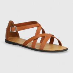 Vagabond Shoemakers sandale de piele TIA 2.0 femei, culoarea maro, 5731-001-22