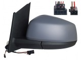 Oglinda exterioara Volkswagen Caddy, 11.2020-, montare stanga, reglaj electric; carcasa grunduita; incalzit; sticla convexa; geam cromat; rabatabil;