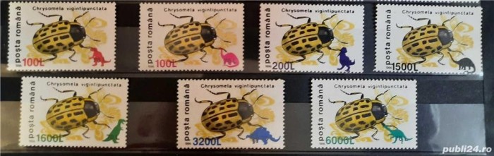 1999 Insecte II 1996 (supratipar), MNH