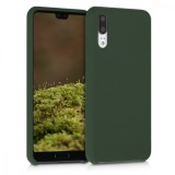 Husa pentru Huawei P20, Silicon, Verde, 45689.80, Carcasa, Kwmobile