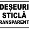 Indicator pentru deseuri sticla transparenta