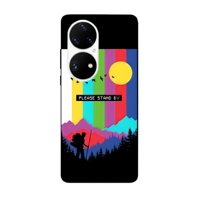 Husa compatibila cu Huawei P50 Pro model Please stand by, Silicon, TPU, Viceversa foto