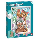 Set pictura - Paint &amp; Frame - Pisici amuzante | AS