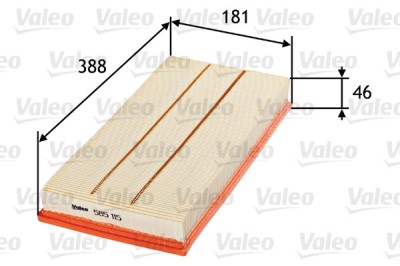 VALEO 585115 Filtru aer foto