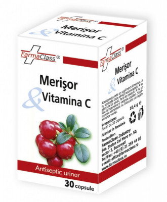 Merisor vitamina c 30cps foto