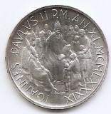 Vatican 1000 Lire 1989 - Papa Ioan Paul al II-lea, (Misiuni laice &icirc;n lume) Argint 14.6 g/835, 31.5 mm, KM-219 UNC !!! (necirculata)