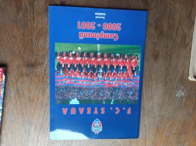 F.C.STEAUA- CAMPIOANA 2000-2001 * APARITIE OFICALA A CLUBULUI foto
