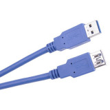 Cablu profesional, USB tata - USB mama, versiunea 3.0, 1.8 m, General