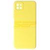 Husa Silicon Samsung Galaxy A22 5G Galbena, High Copy - Protectie Premium