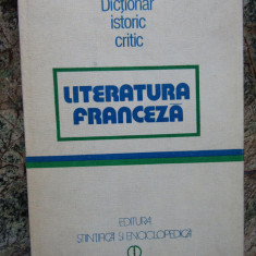 Angela Ion - Literatura franceză - Dicționar istoric critic (editia 1982)