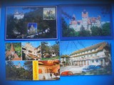 HOPCT LOT 3544- 4 CARTI POSTALE-BRAN -JUD-BRASOV-NECIRCULATE, Necirculata, Printata