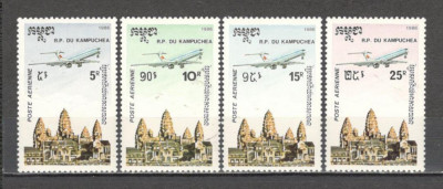 Cambodgea.1986 Posta aeriana-Tempul din Angkor MC.664 foto