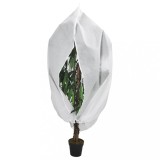 vidaXL Protecție de fleece pt plante, cu fermoar, 70 g/m&sup2;, 3,93x3 m