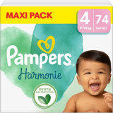 Cumpara ieftin Pampers Harmonie Size 4 scutece de unică folosință 9-14 kg 74x1 buc