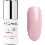 NeoNail Modeling Base Calcium baza gel pentru unghii cu calciu culoare Neutral Pink 7,2 ml