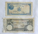 Bancnote romanesti 5.000 lei 1944 / 100.000 lei 1946