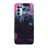 Husa compatibila cu Oppo A54 5G model Mr. robot, Silicon, TPU, Viceversa, Transparent, Carcasa