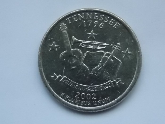 QUARTER DOLLAR 2002 USA COMEMORATIVA-T6ENNESSEE