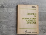 Originile si dezvoltarea formelor muzicale de Vasile Herman