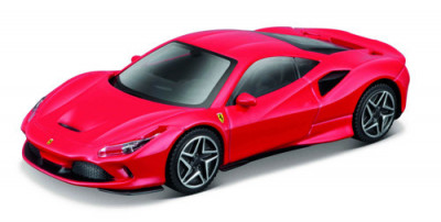 Macheta Masinuta Bburago 1:43 Ferrari F8 Tributo Rosu, BB36000/36054 foto