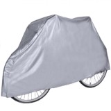 Husa Protectie Bicicleta Plastic 210x100x130cm Gri Impermeabila Anti UV Depozitare Garaj Exterior