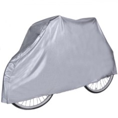 Husă Protecție Bicicletă, Plastic, Dimensiuni 210x100x130 cm, Gri