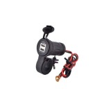 Cumpara ieftin Mufa USB moto cu adaptor 3.1A