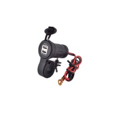 Mufa USB moto cu adaptor 3.1A