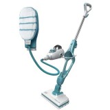 Mop cu aburi Black &amp;amp; Decker 9-in-1 FSMH1351SM-QS, 1300 W, Rezervor 0.5 L, Alb/Albastru