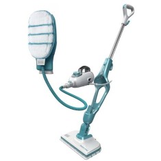 Mop cu aburi Black &amp;amp; Decker 9-in-1 FSMH1351SM-QS, 1300 W, Rezervor 0.5 L, Alb/Albastru