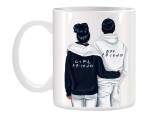 Cana alba personalizata pentru iubit de ziua indragostitilor, INOVATIX&reg;. 330ml, Oem
