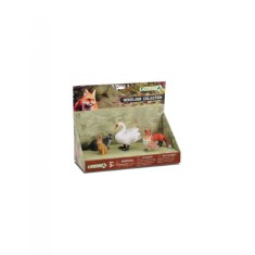 Set 5 figurine Animale din padure pictate manual LPP Collecta