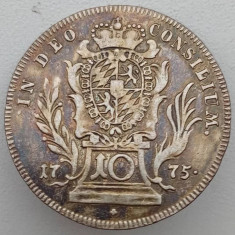 Moneda Bavaria - 10 Kreuzer 1775 - Legenda revers necatalogata - Argint