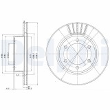 Disc frana Toyota 4 Runner III, Land Cruiser 90 Motor 2.7, 2.7 4WD, 2.7 4WD, 3.0 D-4D 4WD, 3.0 D-4D 4WD, 319x22mm, 70.3 mm, OE 4351235210
