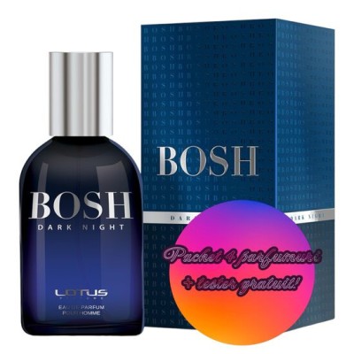 Set 4 Apa de parfum Bosh Dark Night, Revers, Barbati, 100ml +Tester 100 ml GRATUIT foto