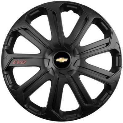 Set 4 Capace Roti Evo Negru R15, Pentru Chevrolet foto