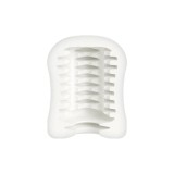 Masturbator manual MYSTIM MasturbaTIN Ribbed Rita, din TPE texturat pentru stimulare intensă, alb