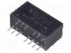 Convertor de tensiune, DC-DC, intrare 9...18V DC, iesire 12V DC, putere 1W, AIMTEC - AM1G-1212SH30-NZ