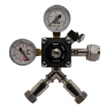 Druckminderer, Druckregler, Druckreduzierventil - CO2 f&uuml;r Bier Zapfanlage 3 bar, 2-leitig