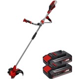 Einhell AGILLO 18/200 PXC + Twinpack CB - Motocoasa 200 mm cutit metalic cu 3 lame + Set 2 acumulatori Li-Ion 18 V 2.5 Ah