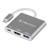 Cablu usb 3.0 tip C-USB 3.0 tip C / HDMI/ PD